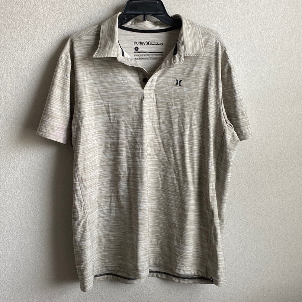 Mens L Hurley/Buckle Shirt